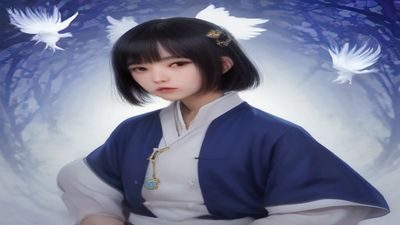 Pixiv平台界面截图示意，展示无翼鸟相关标签的搜索结果页面，体现日系同人内容的平台生态